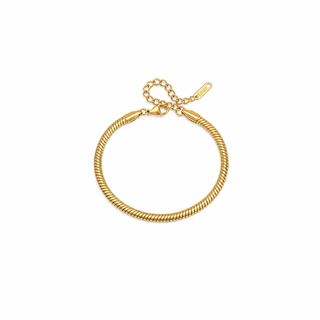 Mila Gold Snake Chain Bracelet