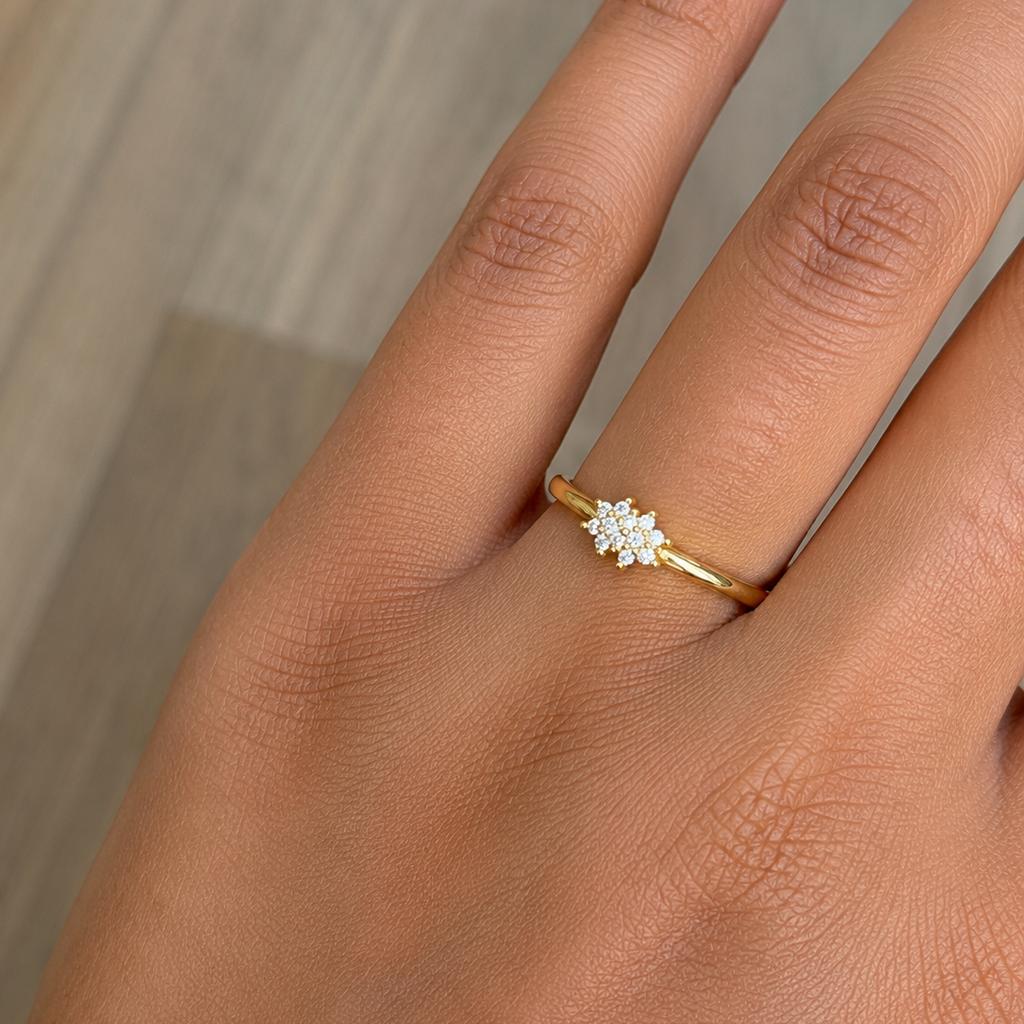 Corvia Cluster Stone Ring