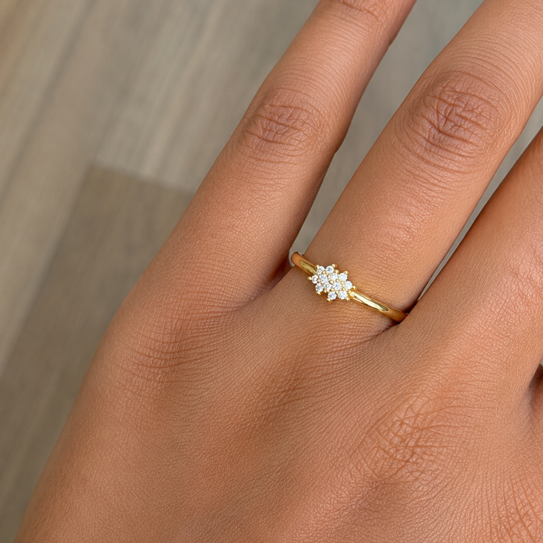 Corvia Cluster Stone Ring