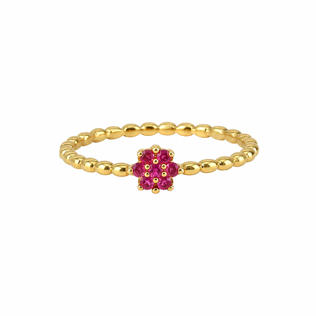 Vynelle Blossom Beaded Ring