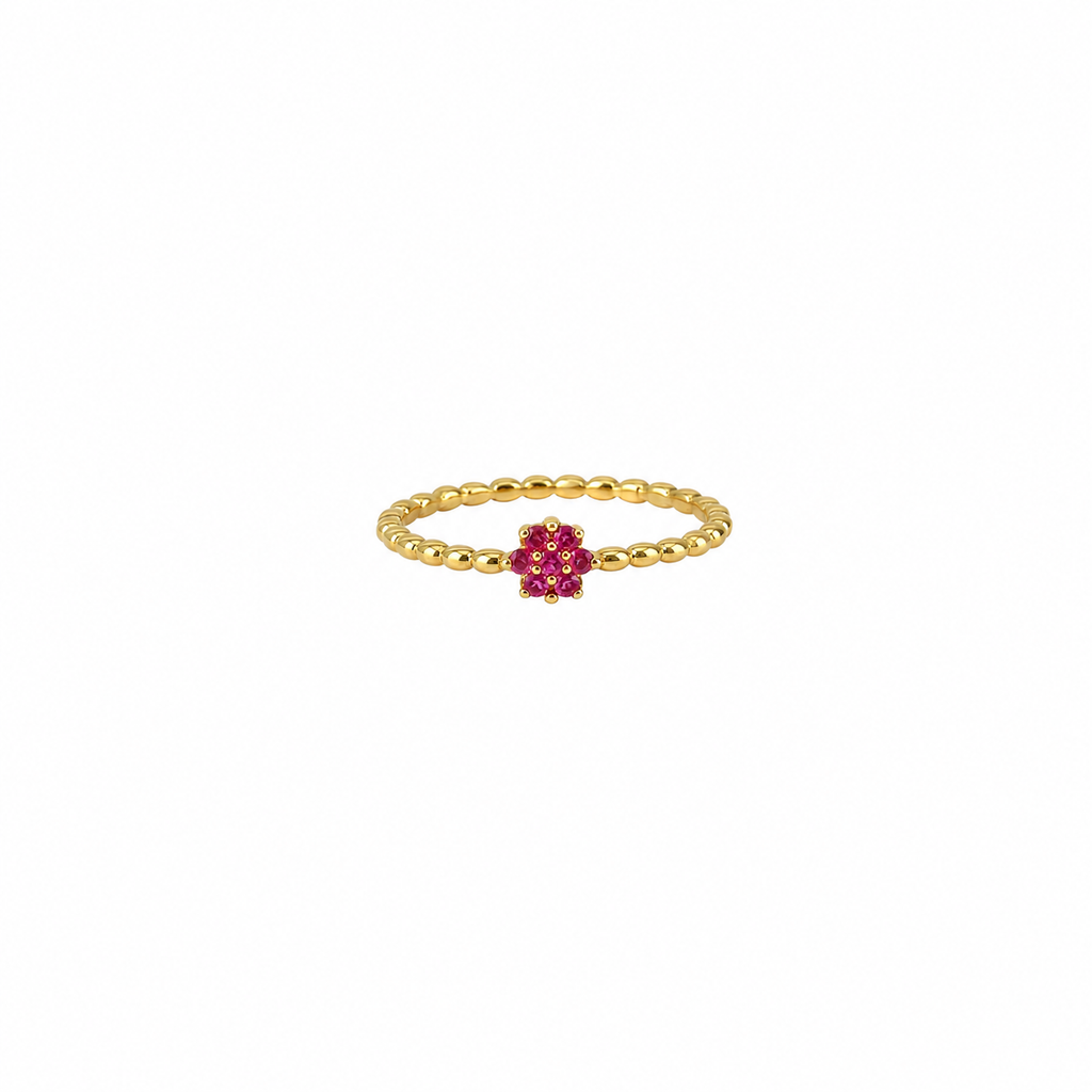 Vynelle Blossom Beaded Ring