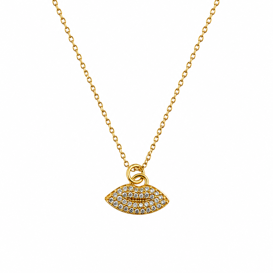 Sereen Lip Charm Necklace
