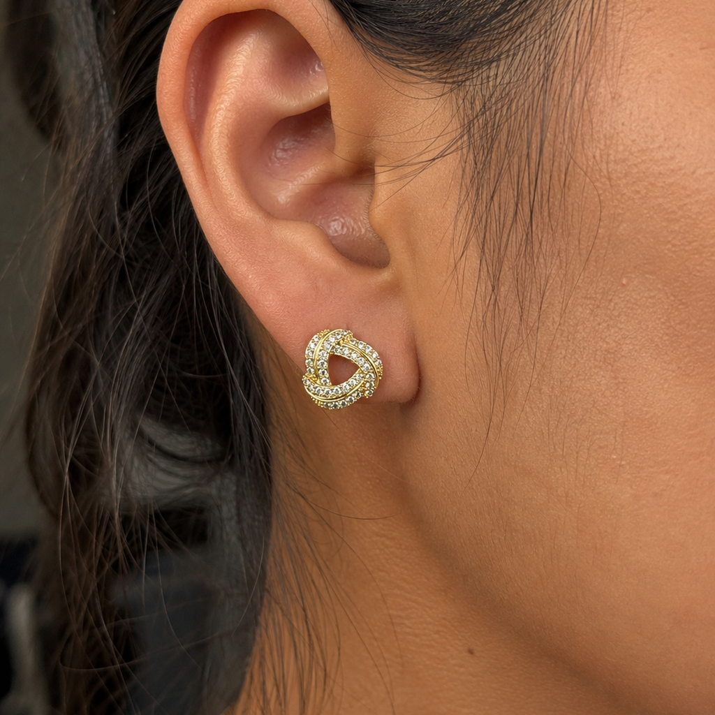 Nora Knot Stud Earrings