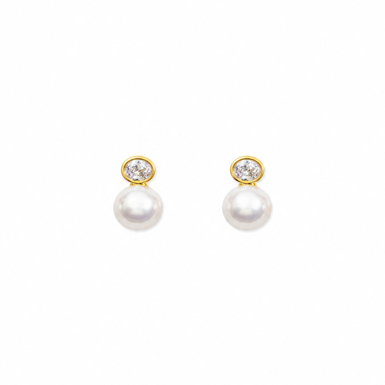 Maribelle Pearl Drop Stud Earrings