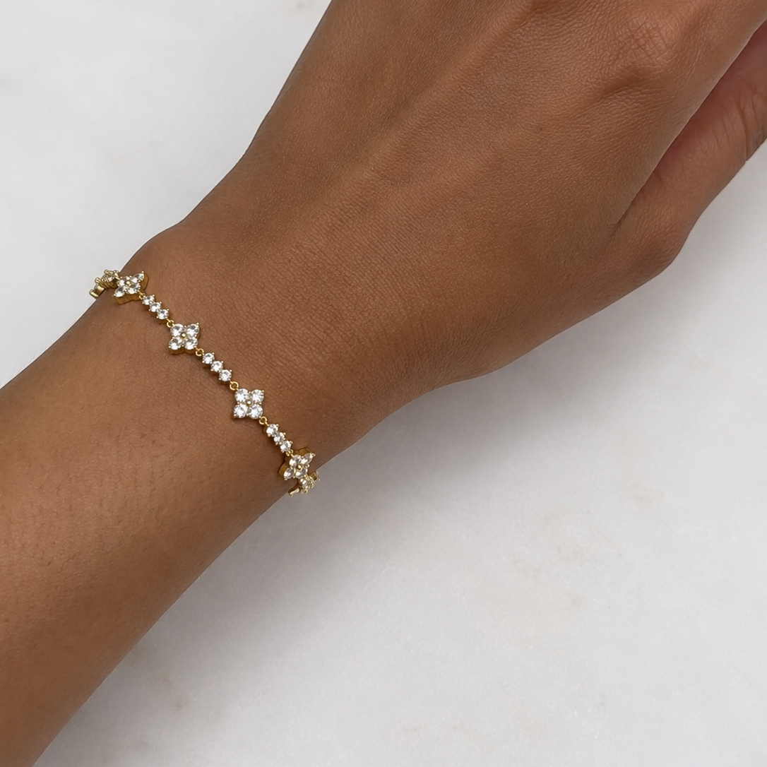 Sariel Floral Adjustable Bracelet