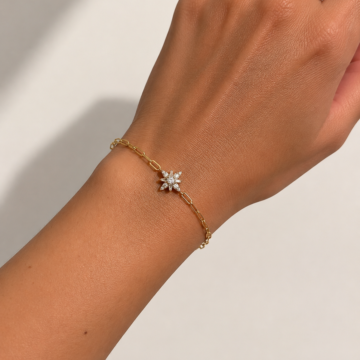 Elvitha North Star Chain Bracelet