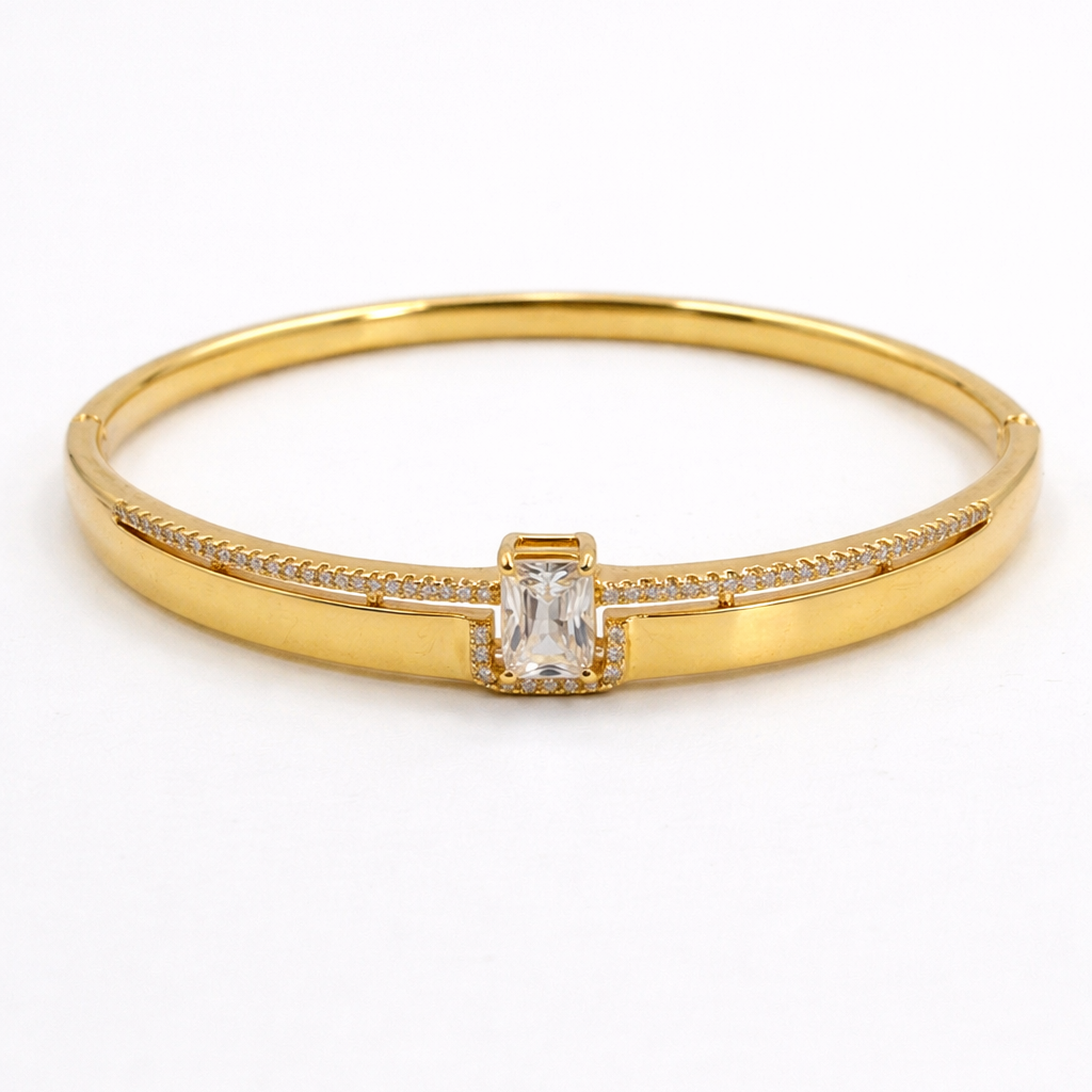 Ziraya Gold Bangle Bracelet