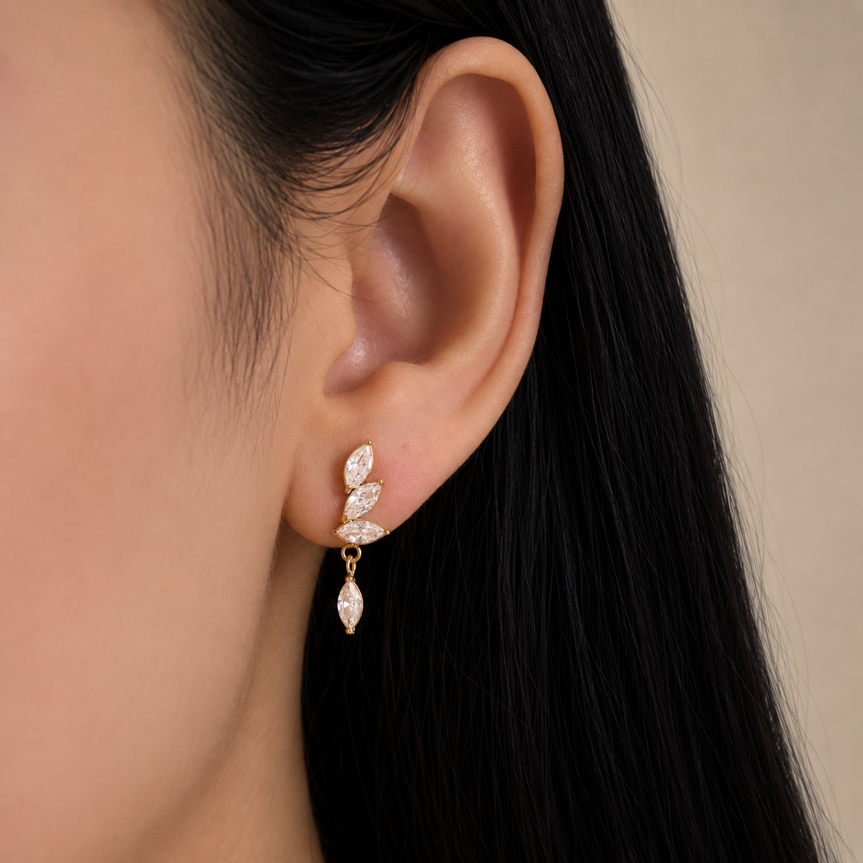 Mira Marquise Drop Earrings