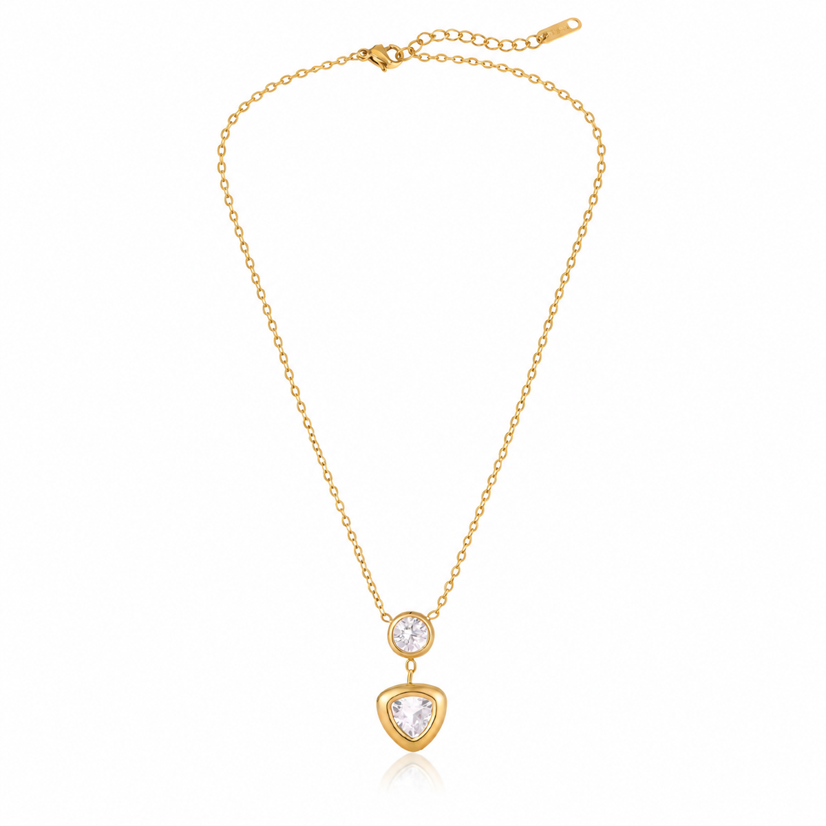 Aurelia CZ Heart Pendant Necklace