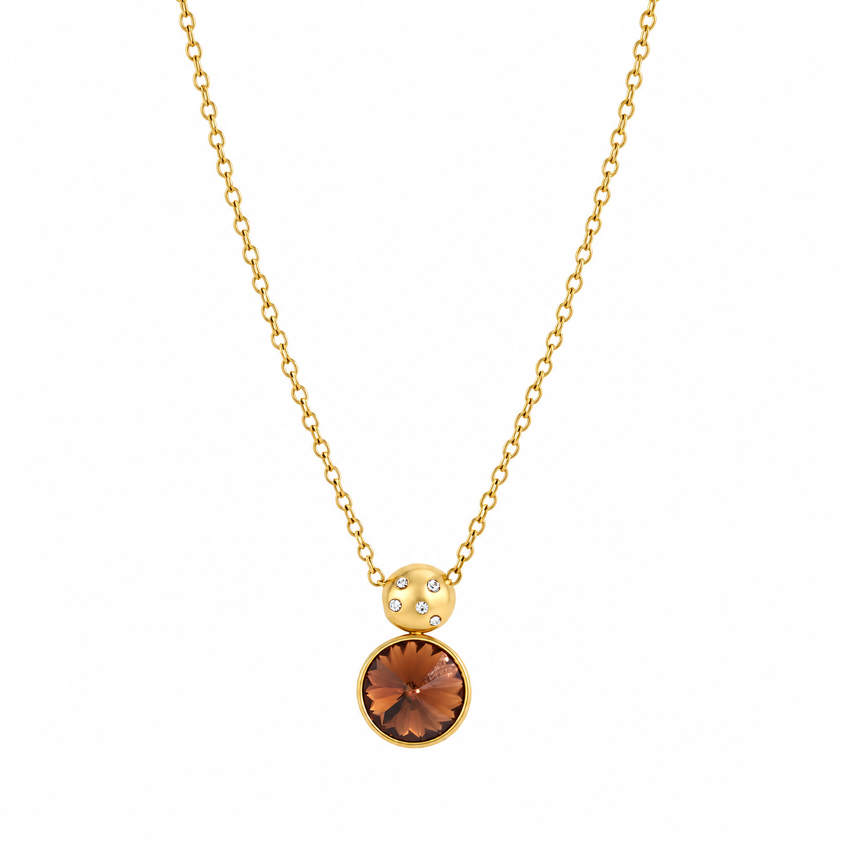 Amelia CZ Statement Pendant Necklace