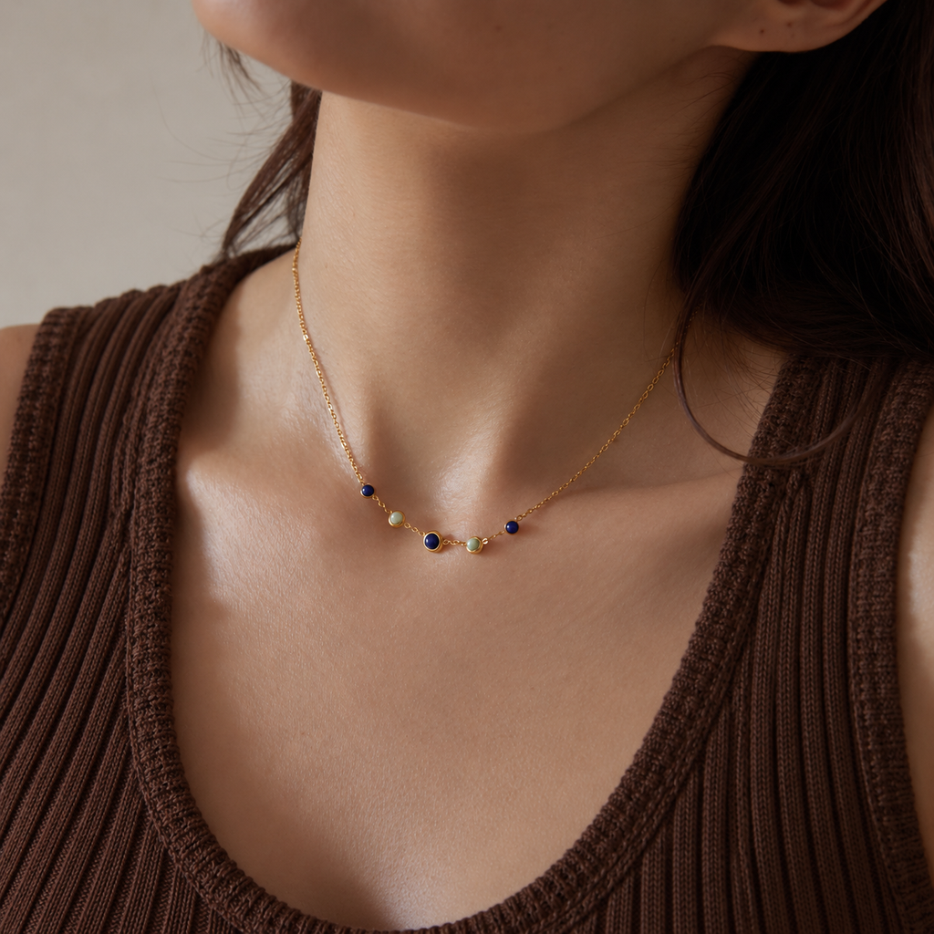 Nora Lapis Lazuli Necklace
