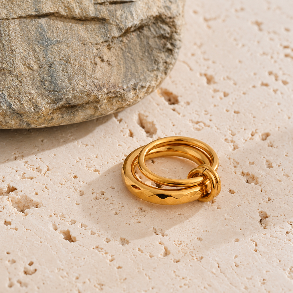 Alina Plain Band Stackable Rings