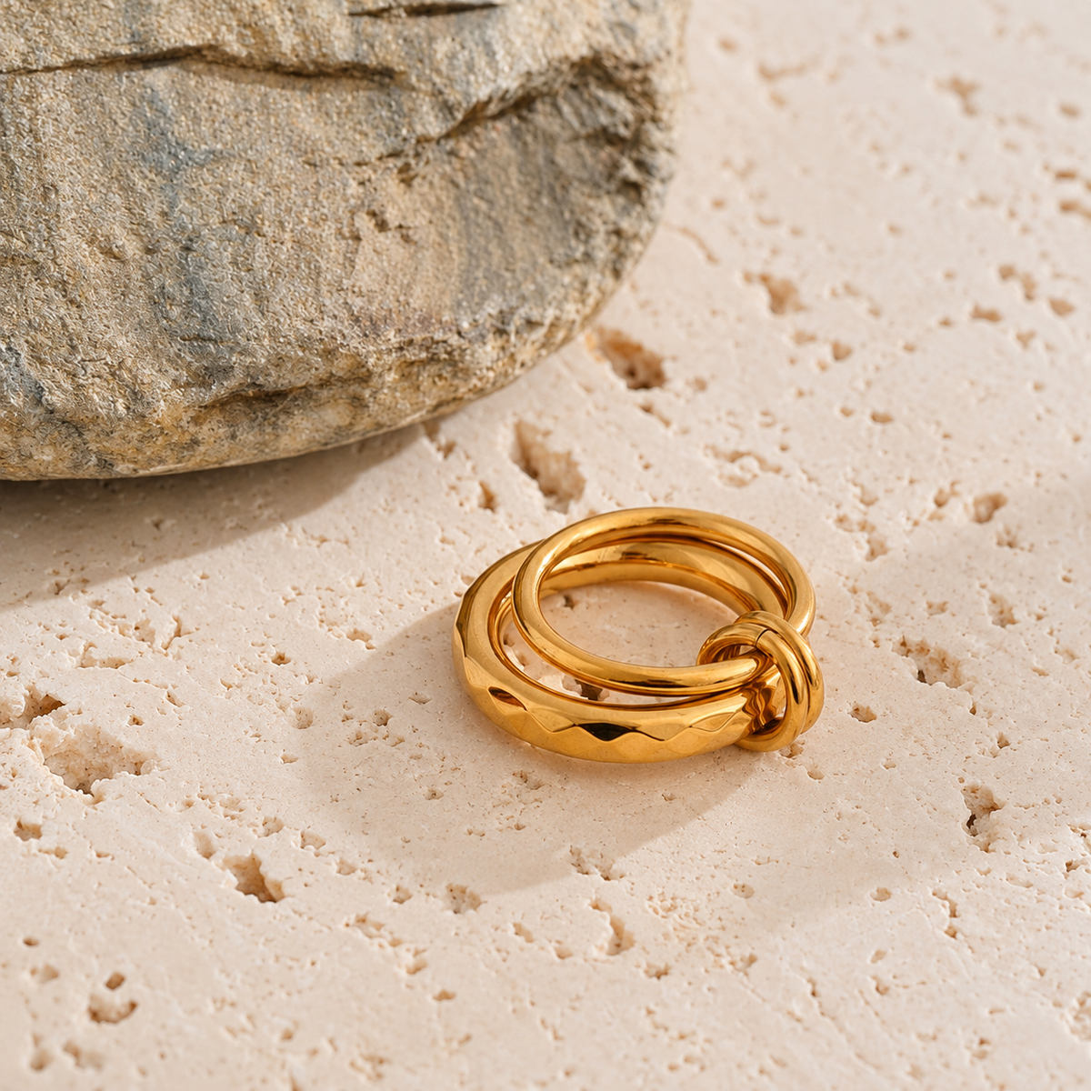 Alina Plain Band Stackable Rings