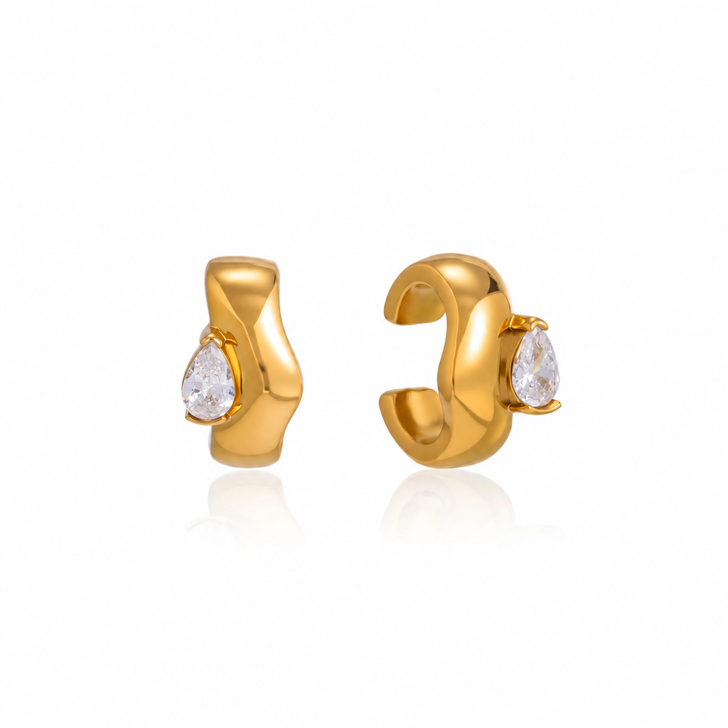Kiara Pave CZ Huggie Ear Cuff