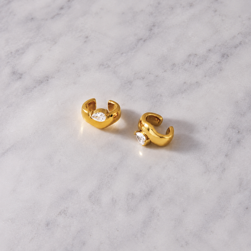Kiara Pave CZ Huggie Ear Cuff