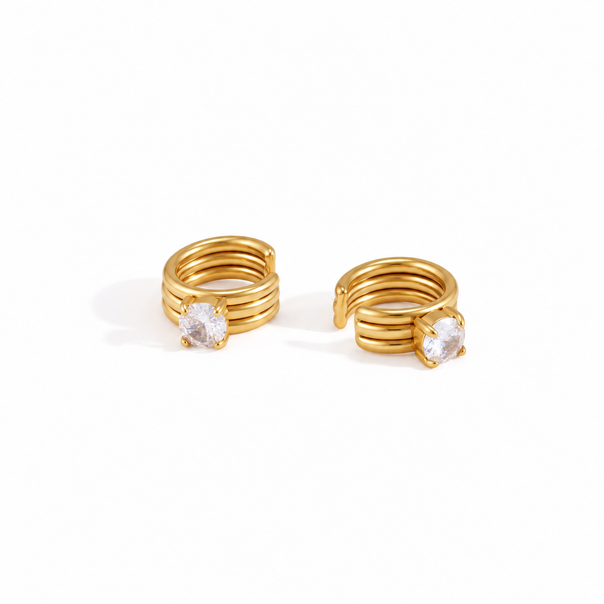 Alina Double Row CZ Ear Cuff