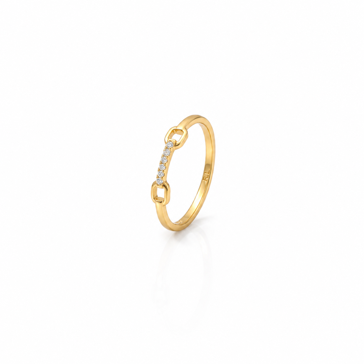 Avyra Band CZ Stone Ring