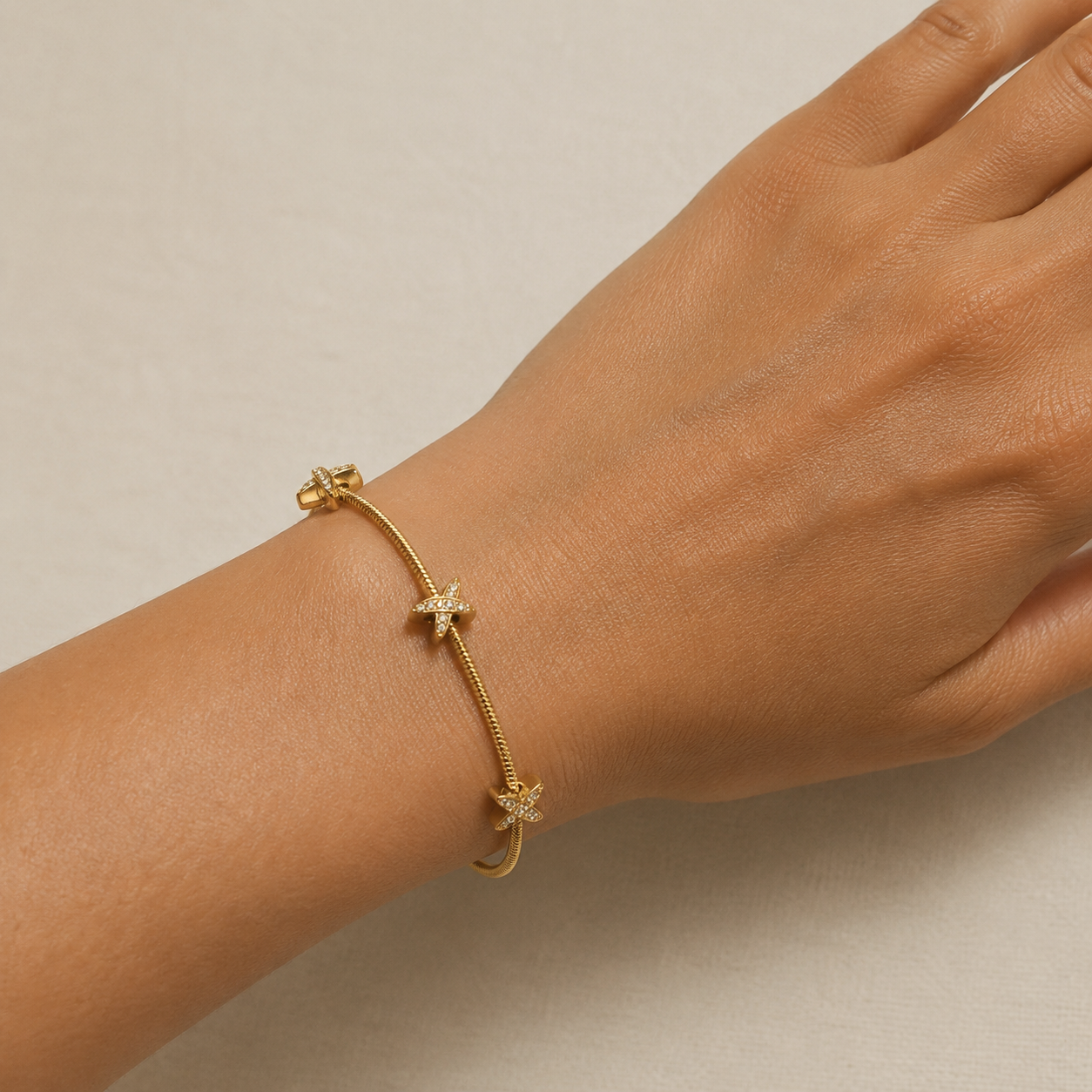 Celeste Star Gold Bracelet