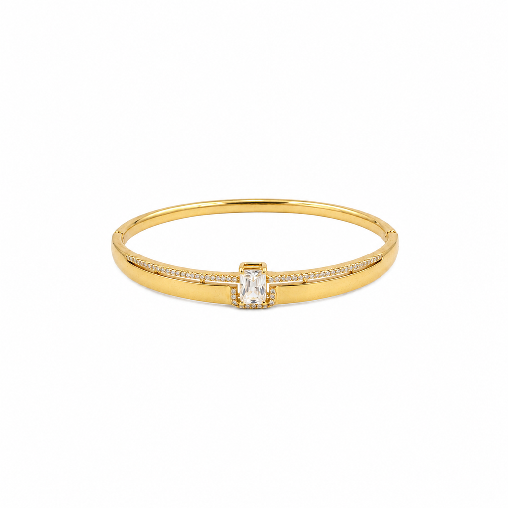 Ziraya Gold Bangle Bracelet