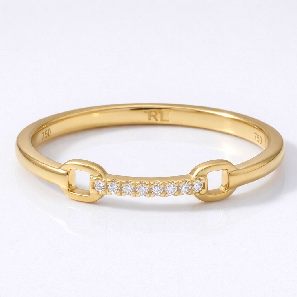 Avyra Band CZ Stone Ring