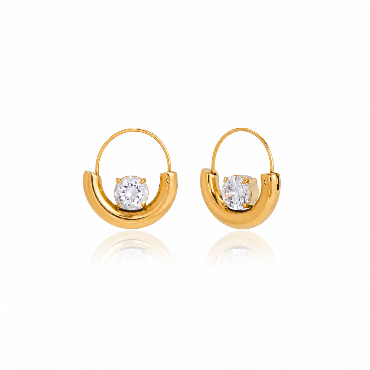 Ariellea Gold Huggie Earrings