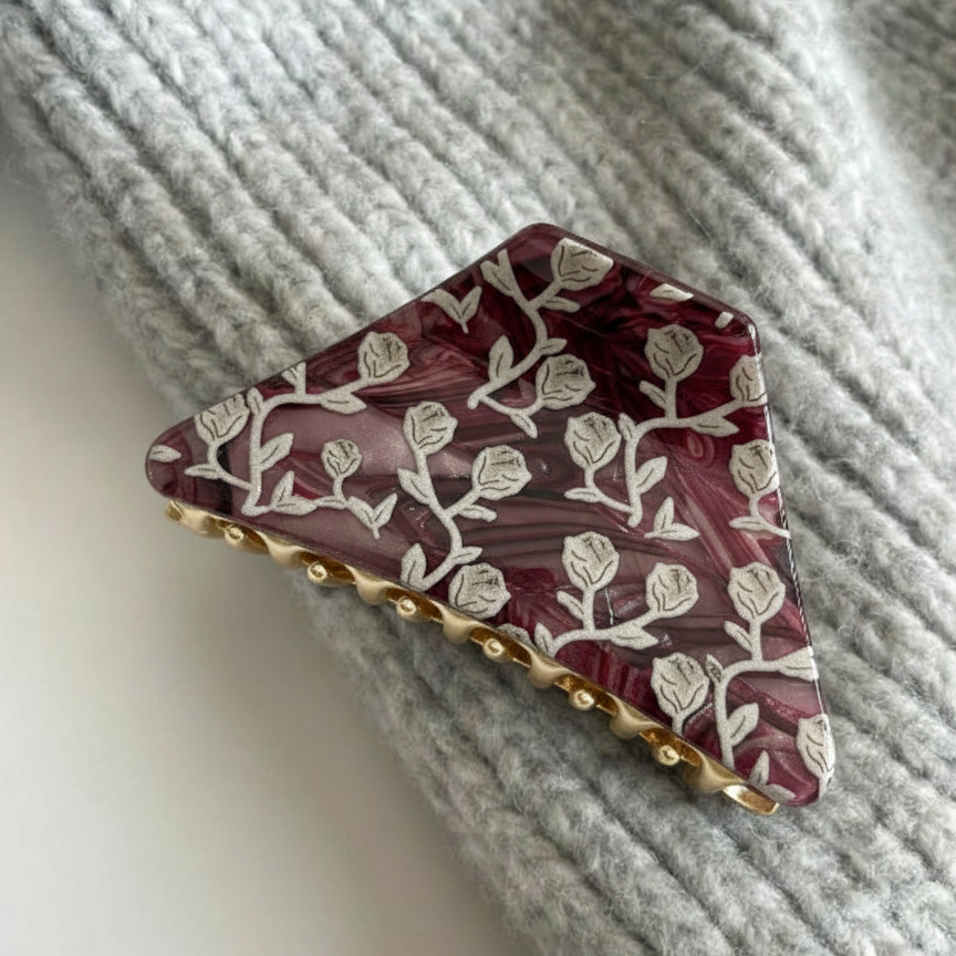 Brise Floral Claw Clip