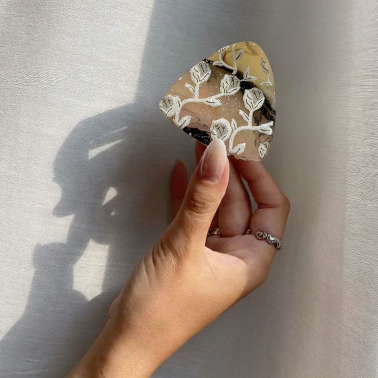 Taro Floral Claw Clip