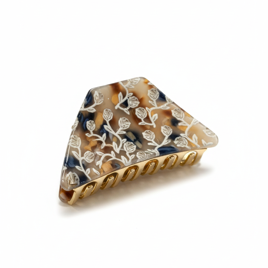 Viona Floral Claw Clip