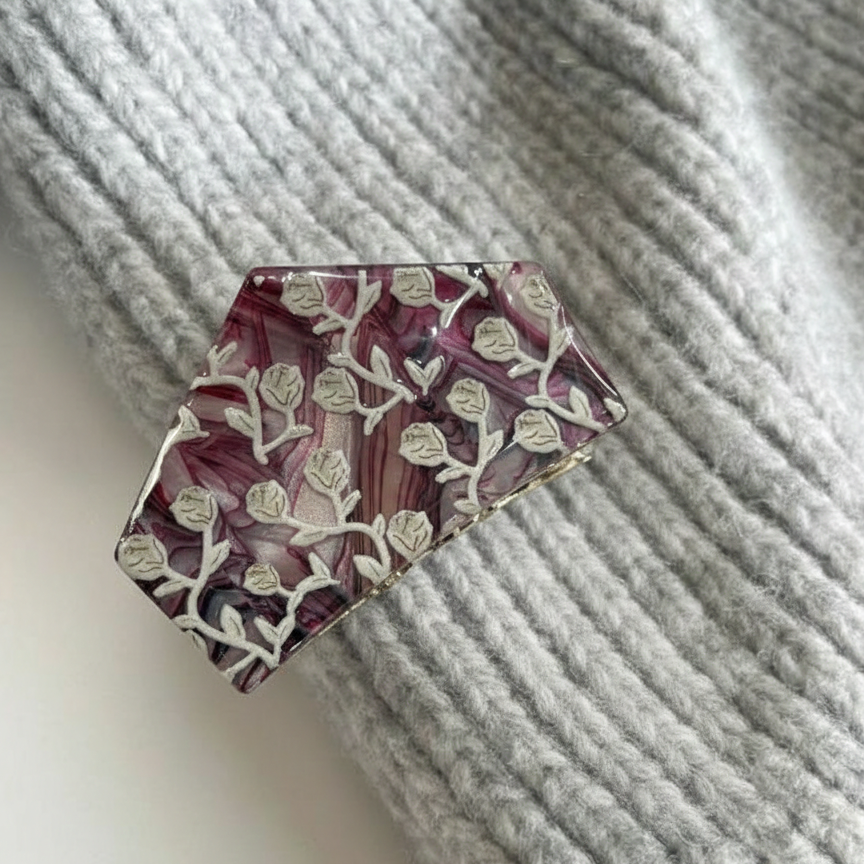 Miréa Floral Claw Clip