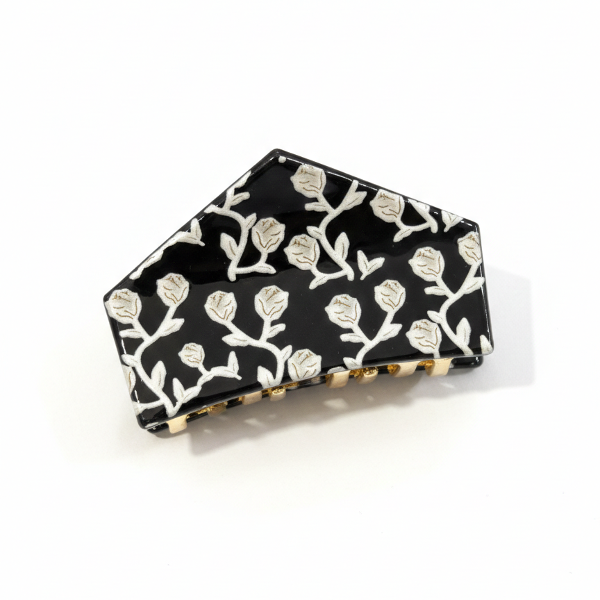 Nori Floral Claw Clip
