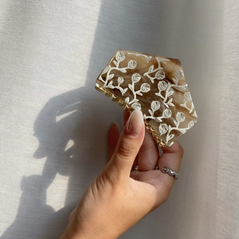 Riva Floral Claw Clip