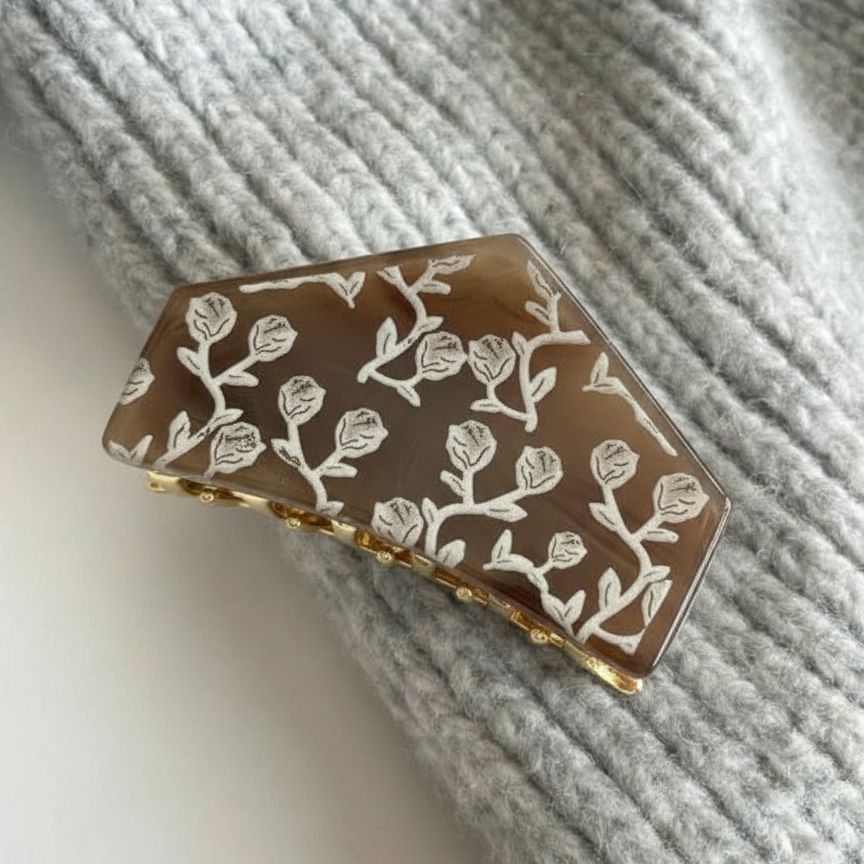 Riva Floral Claw Clip