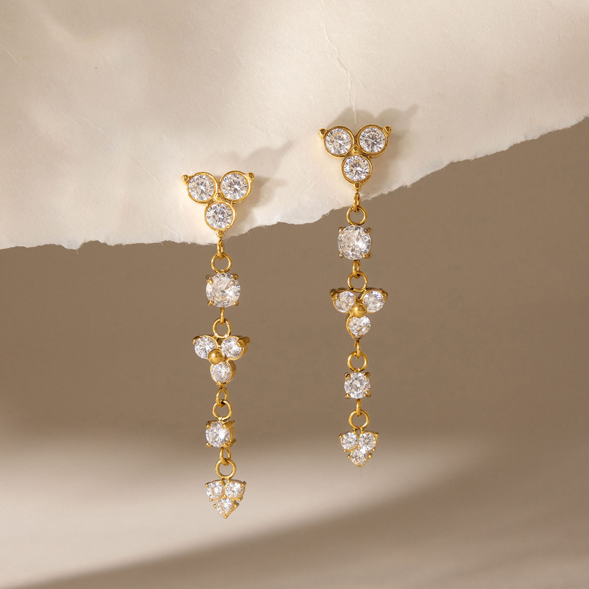 Isabella Floral Cascade Earrings
