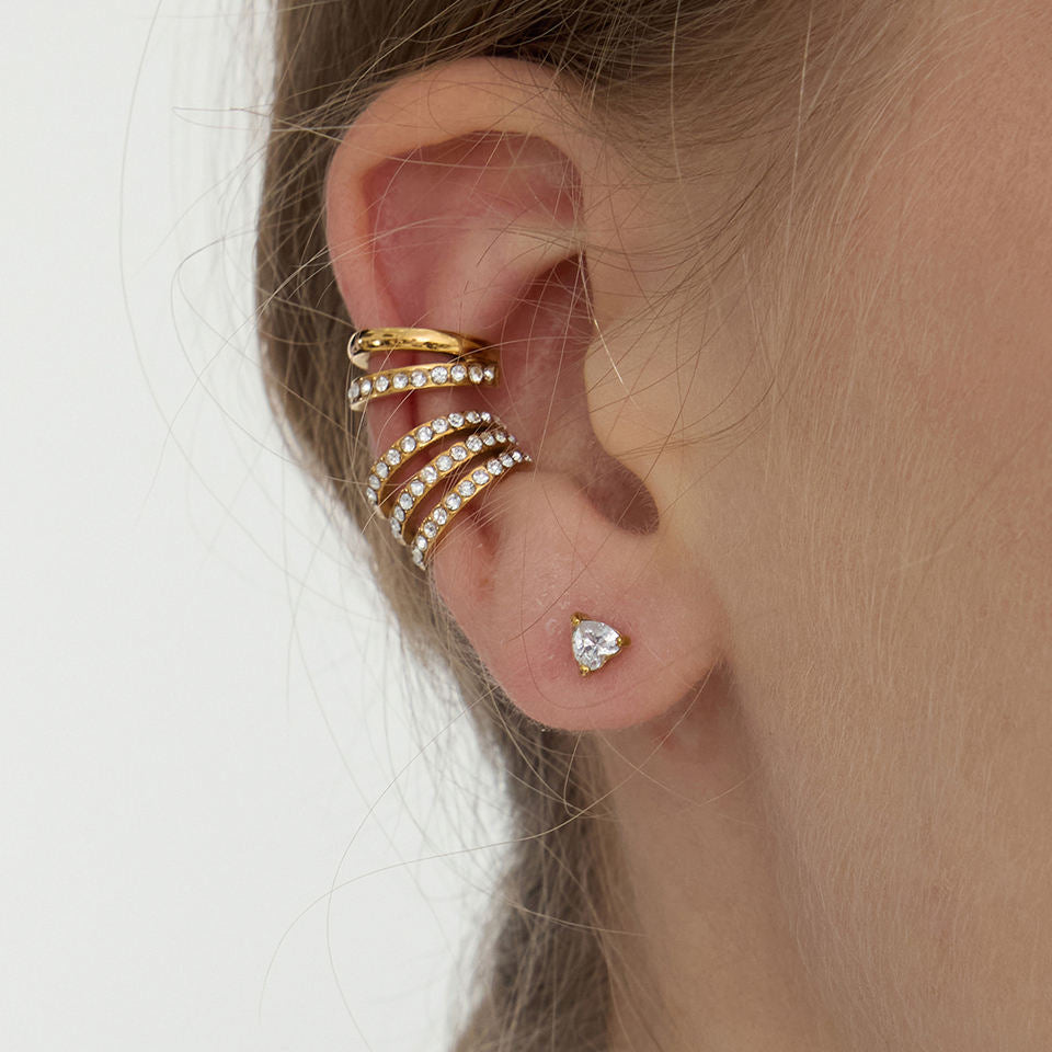 Zoya Double Row CZ Ear Cuff