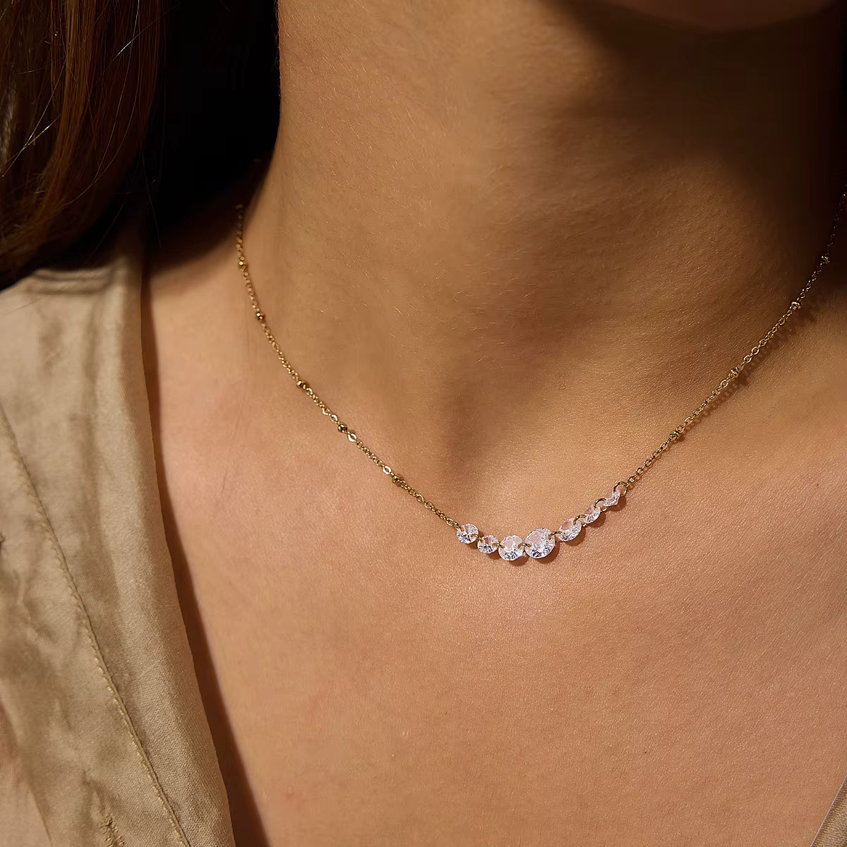 Seraphina Seven Stone Necklace