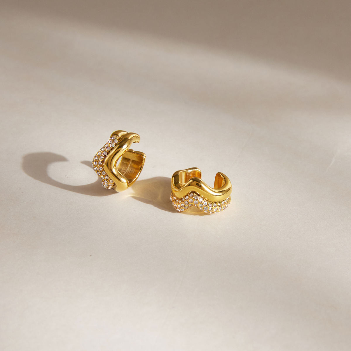 Mira Gold Pavé CZ Ear Cuff