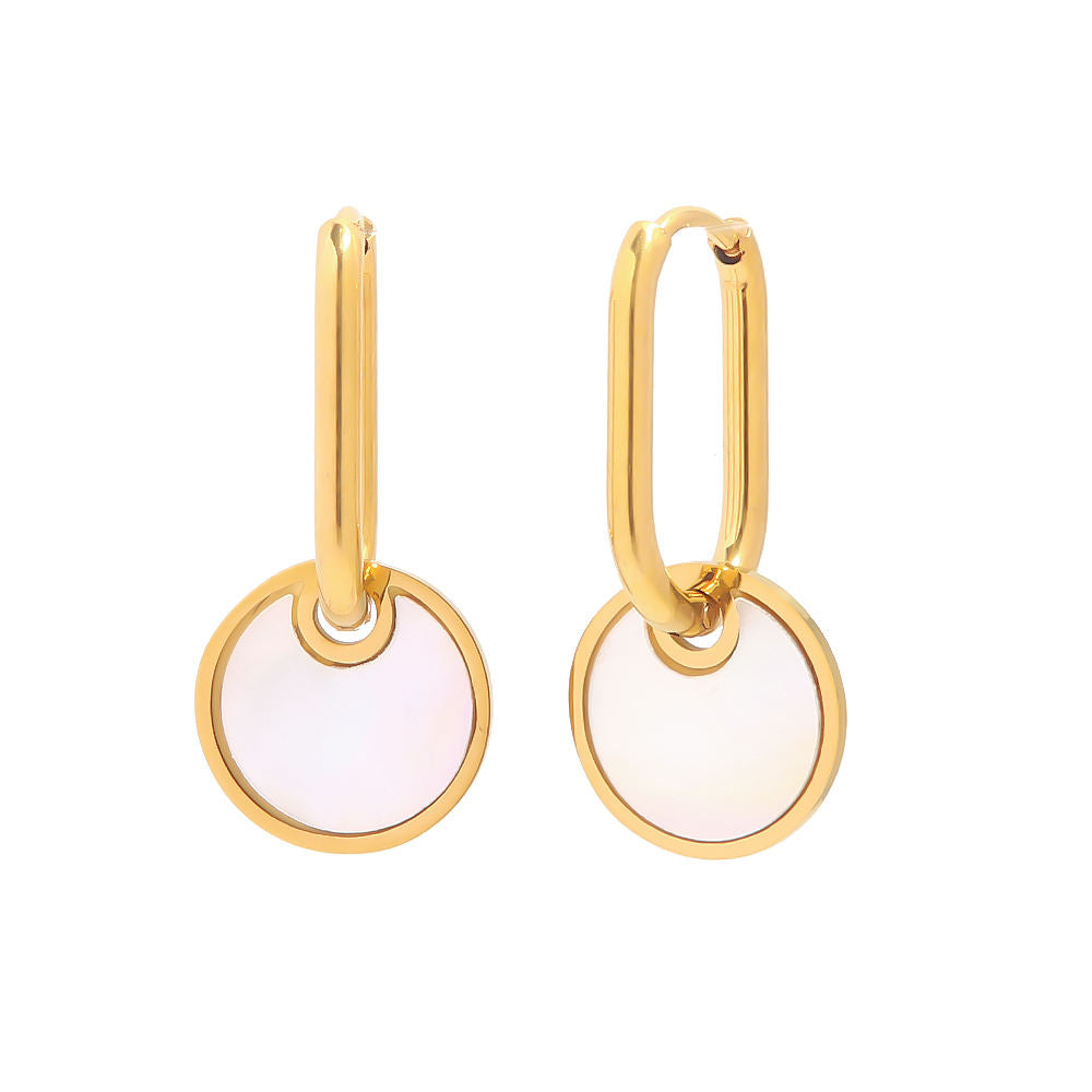 Nyla Mother of Pearl Drop Earrings