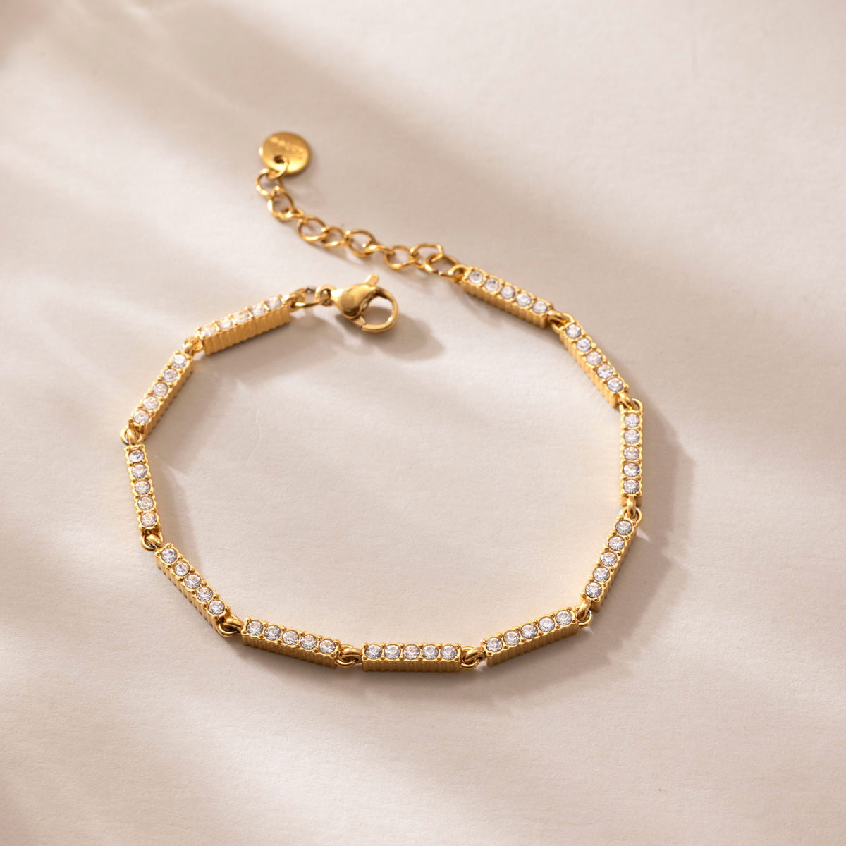 Avery Tennis Chain CZ Bracelet