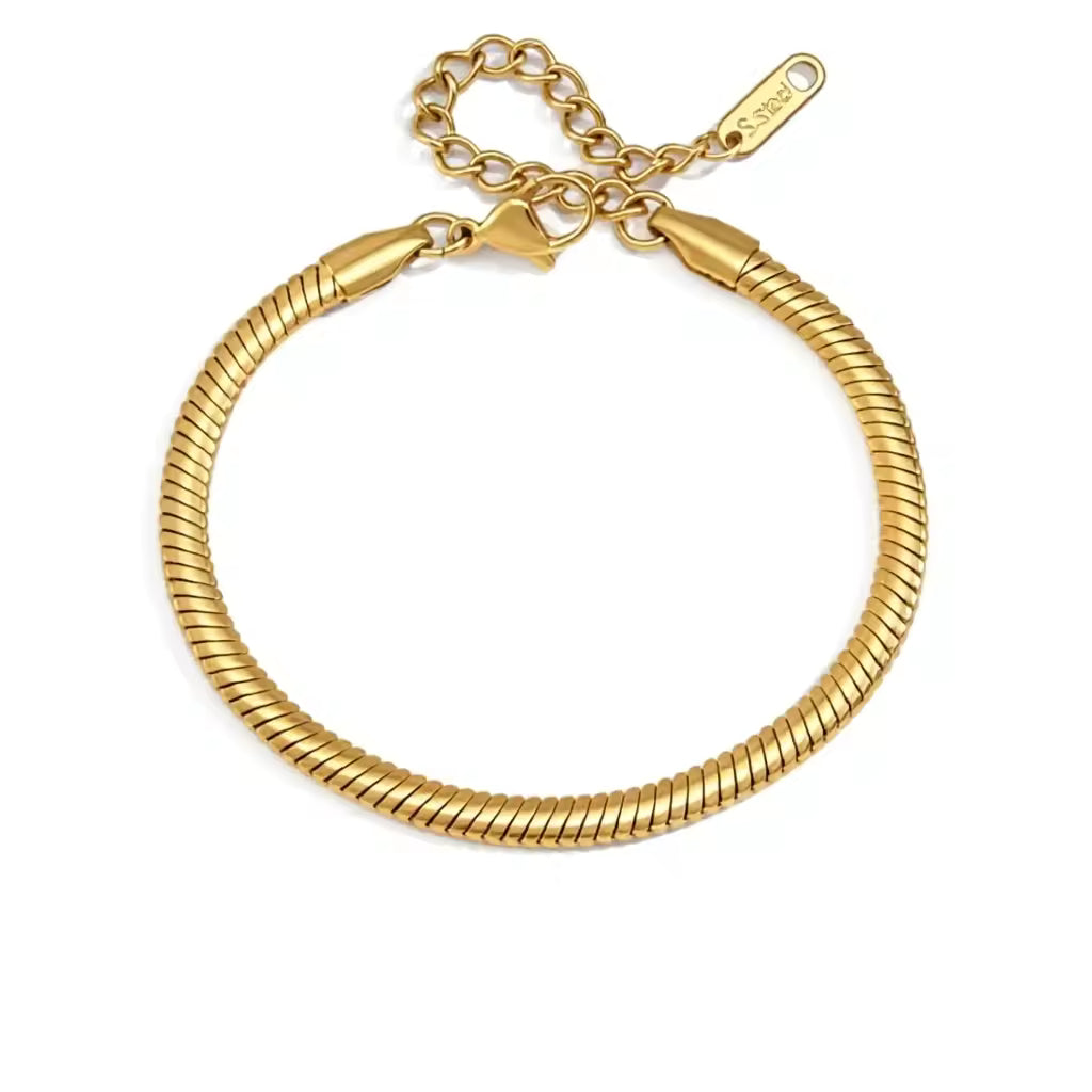 Mila Gold Snake Chain Bracelet