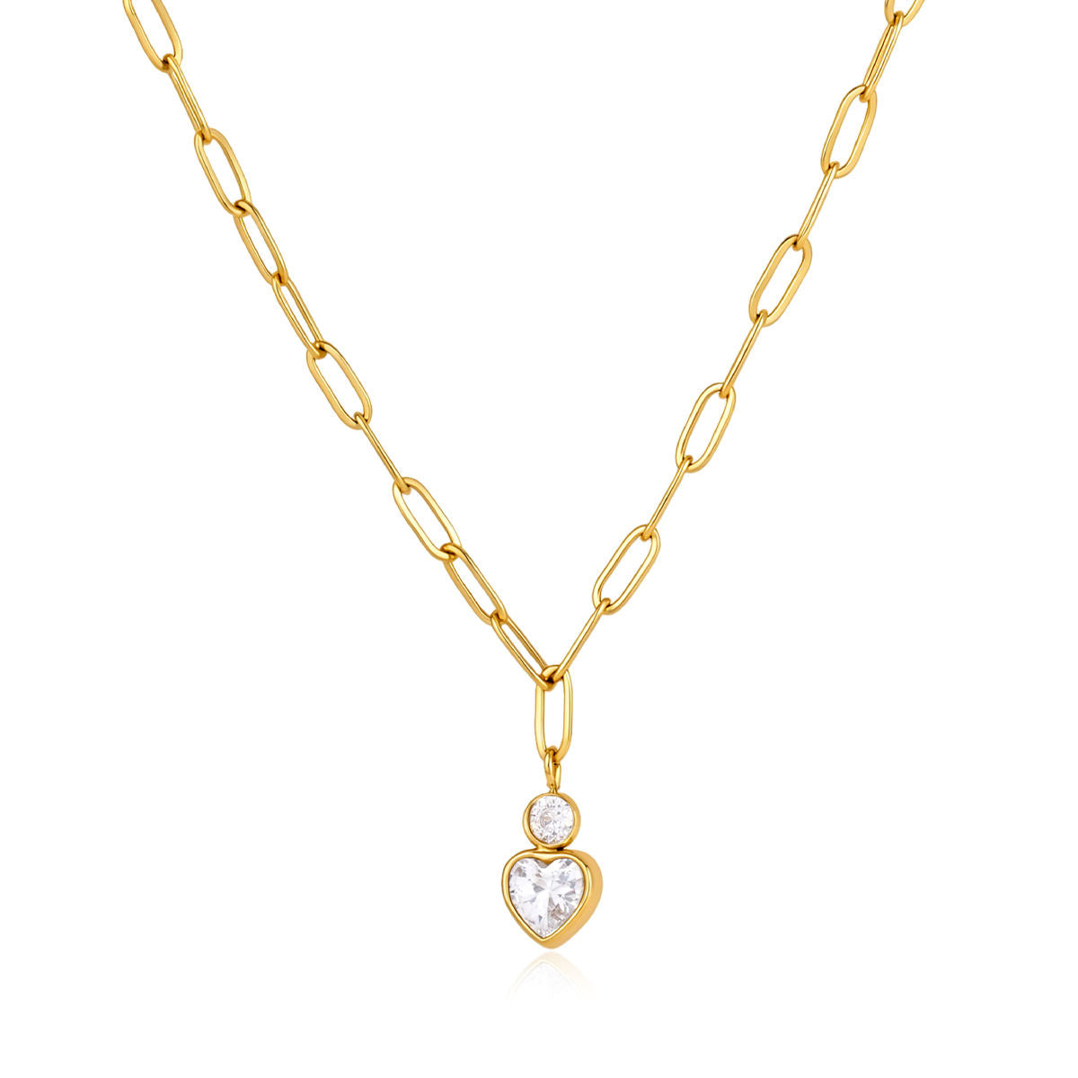 Vivienne Heart Drop Necklace