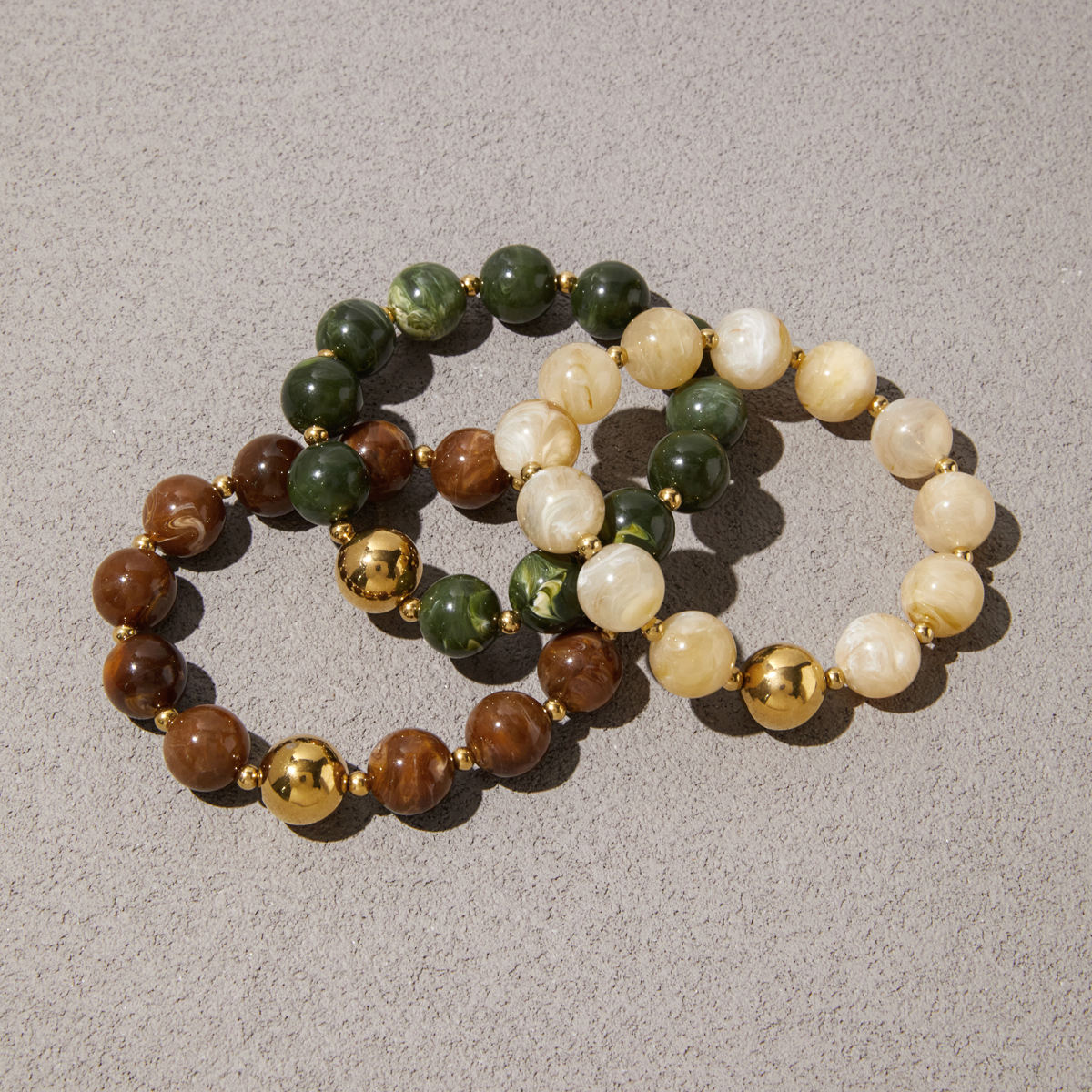 Kiara Green Jasper Beaded Bracelet