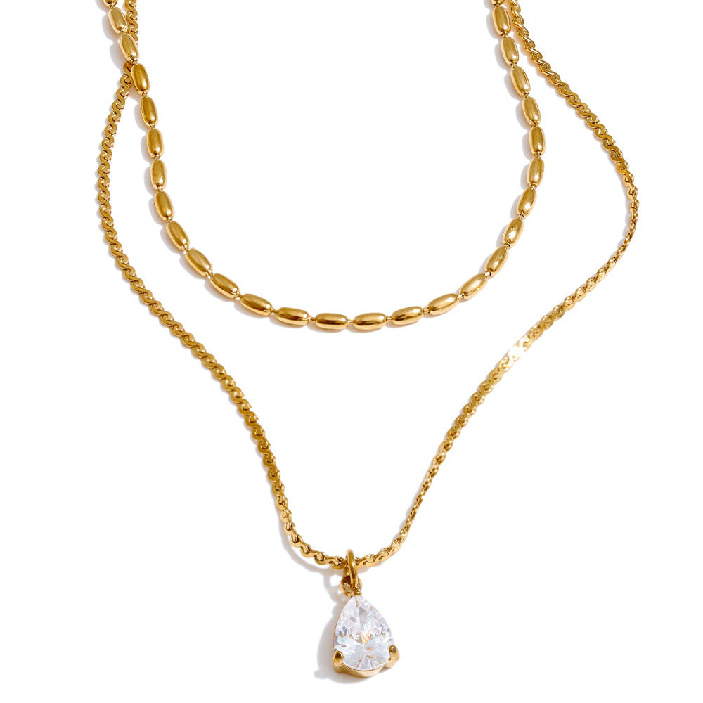 Elara Double Layer Necklace