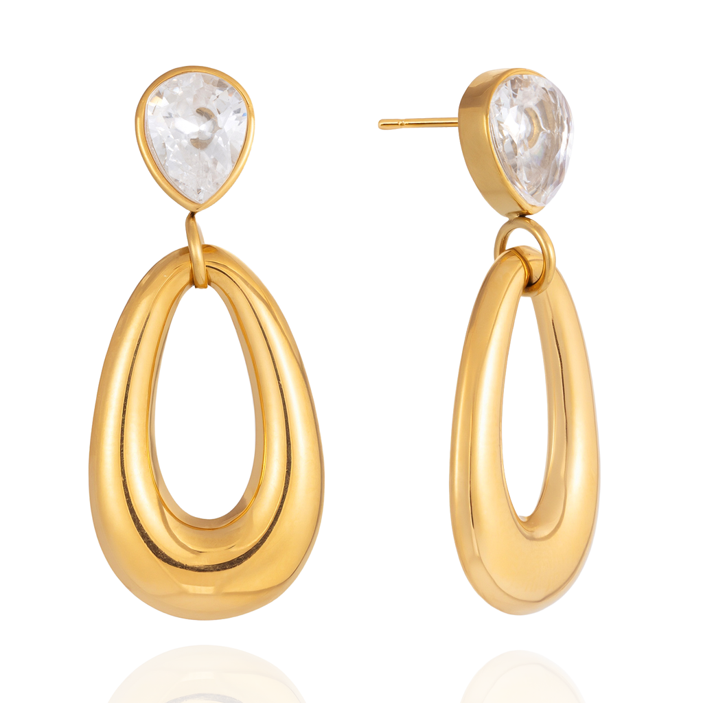 Velina Teardrop Drop Earrings