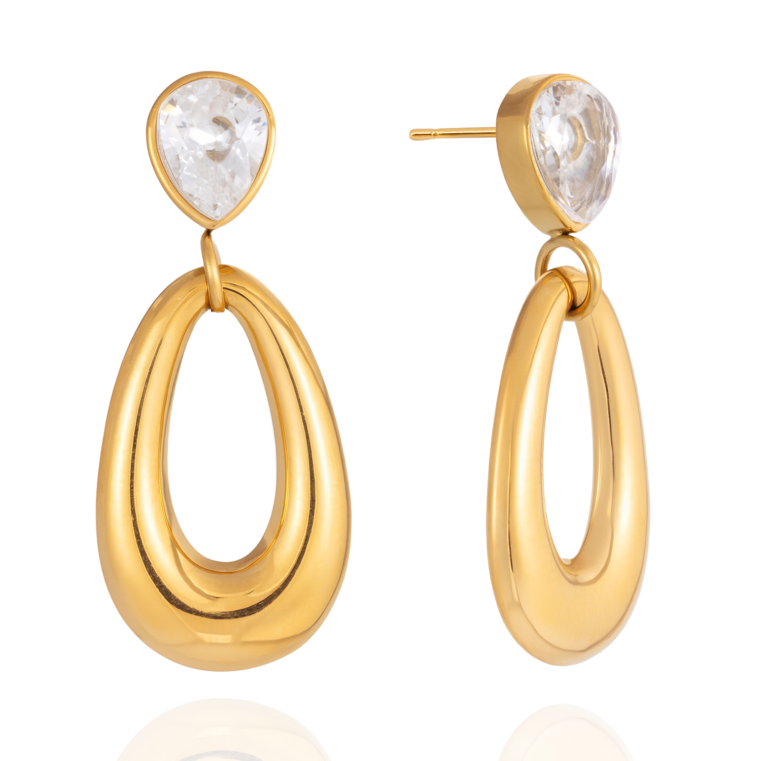 Velina Teardrop Drop Earrings