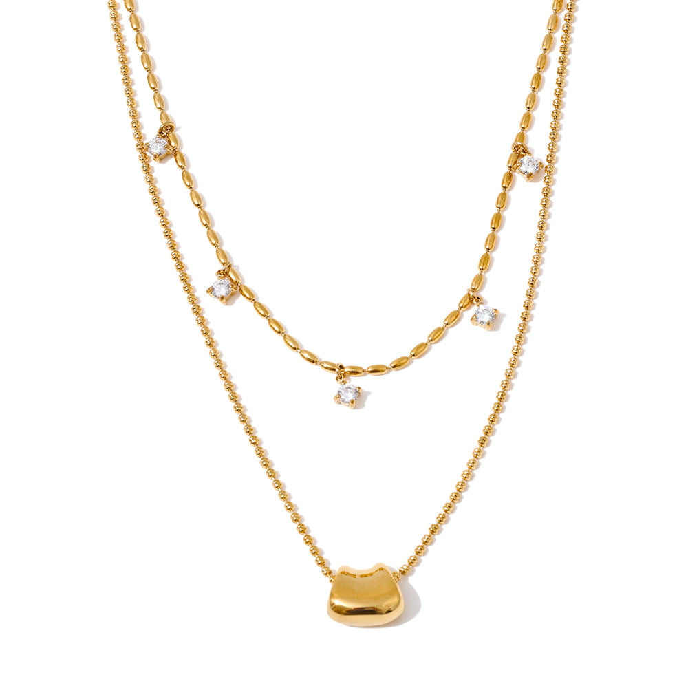 Luna Kitty Charm Necklace