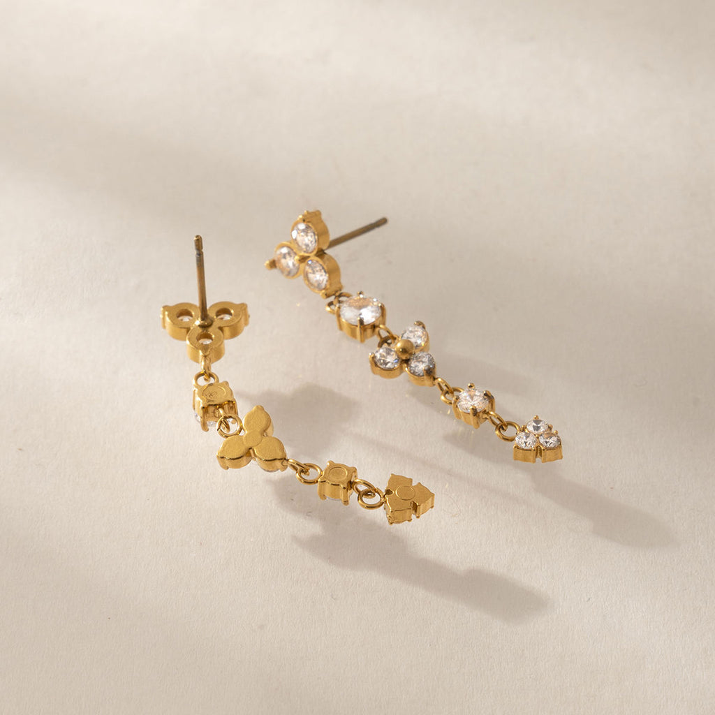 Isabella Floral Cascade Earrings
