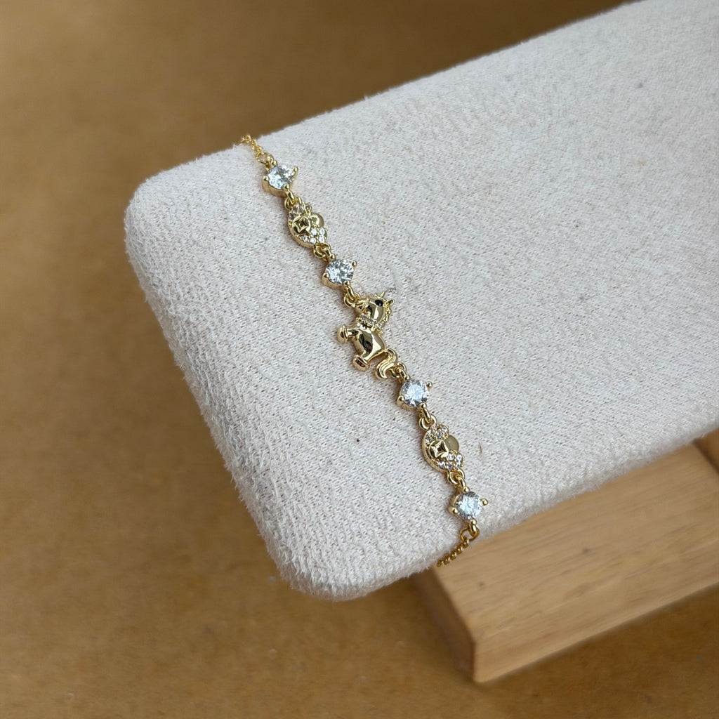 Zoya CZ Horse Statement Bracelet
