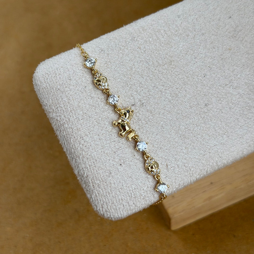 Zoya CZ Horse Statement Bracelet